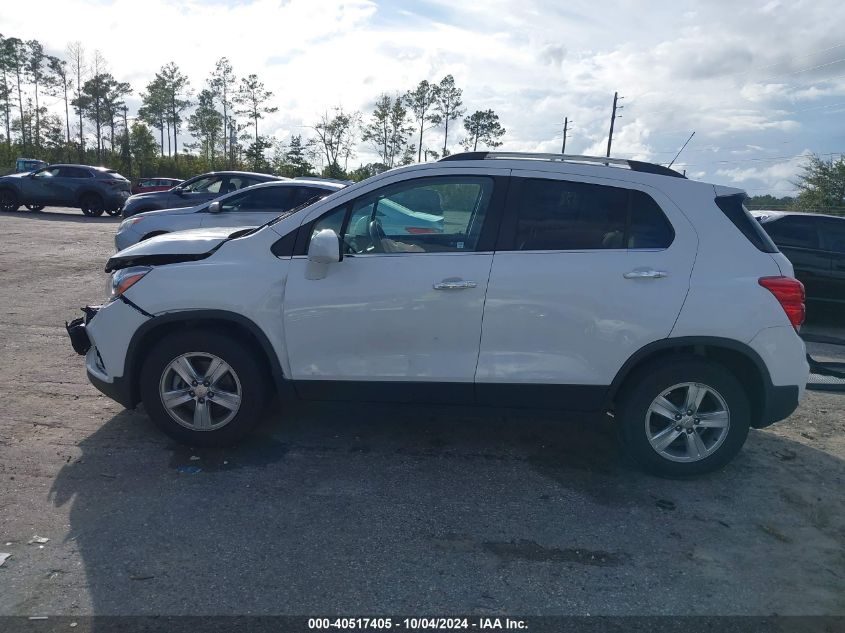 2019 Chevrolet Trax Lt VIN: 3GNCJLSB1KL166020 Lot: 40517405