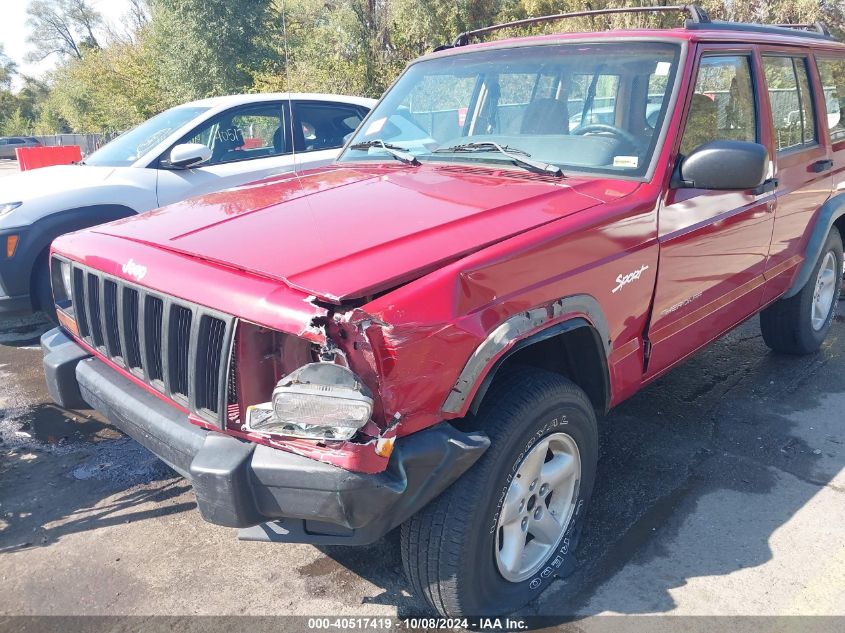 1998 Jeep Cherokee Classic/Sport VIN: 1J4FJ68S9WL253013 Lot: 40517419