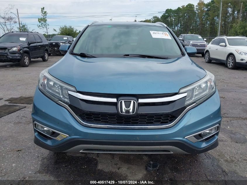 2015 Honda Cr-V Exl VIN: 2HKRM3H75FH535450 Lot: 40517429