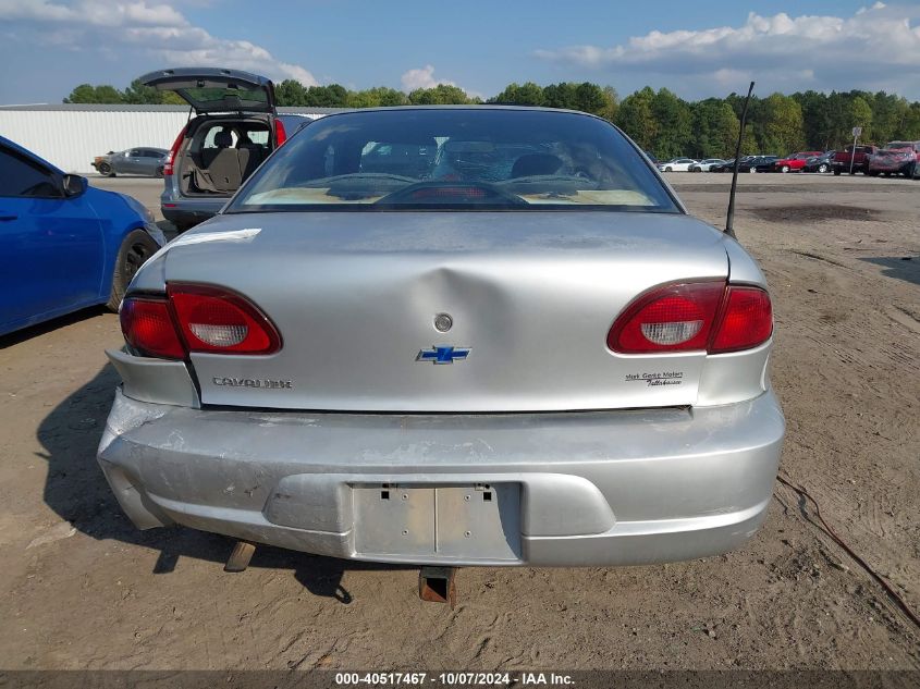 2001 Chevrolet Cavalier VIN: 1G1JC124417201788 Lot: 40517467