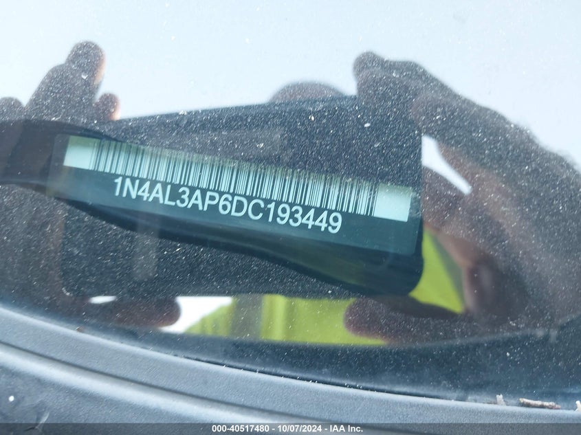 1N4AL3AP6DC193449 2013 Nissan Altima 2.5/S/Sv/Sl