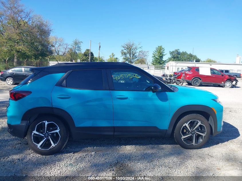 2021 Chevrolet Trailblazer Awd Rs VIN: KL79MUSL6MB120774 Lot: 40517506