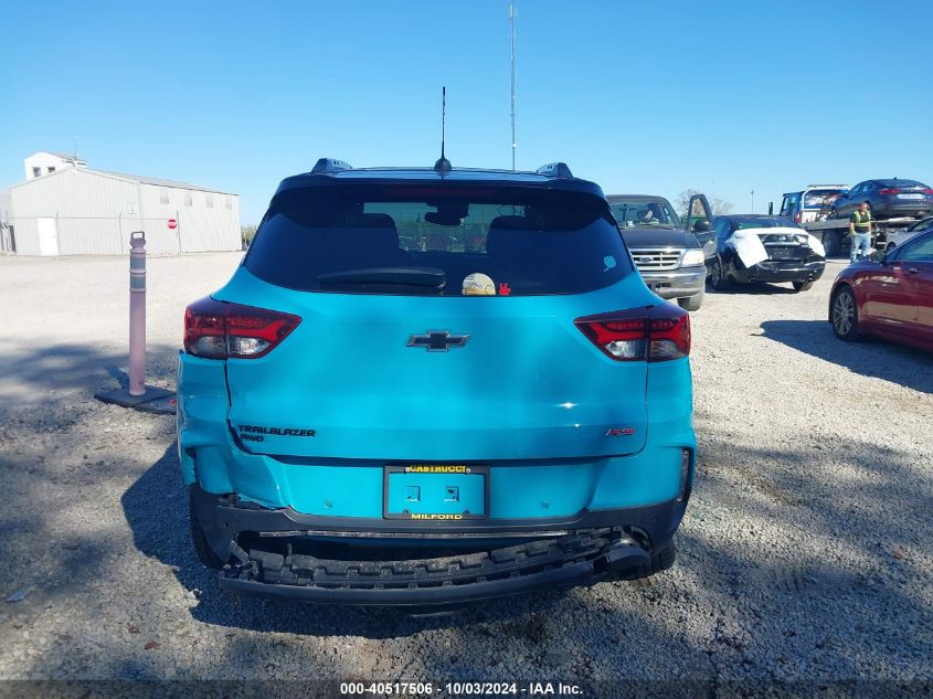 2021 Chevrolet Trailblazer Awd Rs VIN: KL79MUSL6MB120774 Lot: 40517506