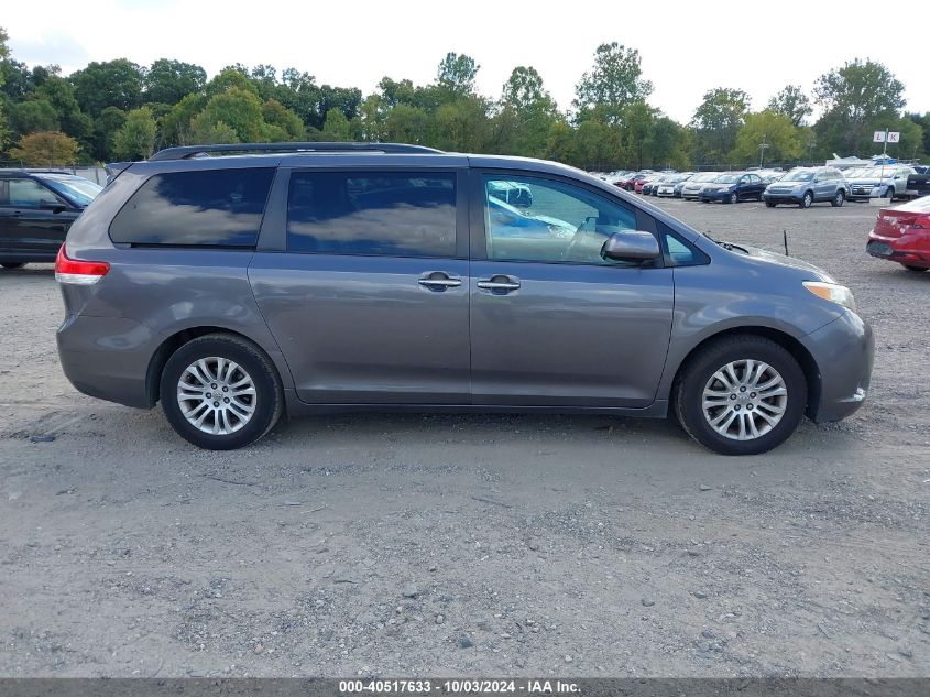 5TDYK3DC4CS194889 2012 Toyota Sienna Xle V6 8 Passenger