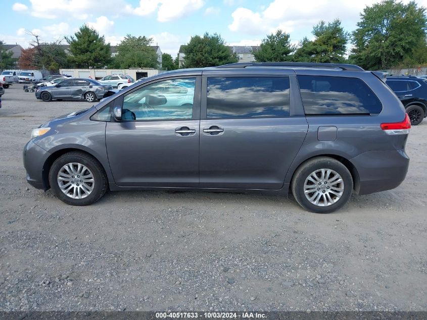 5TDYK3DC4CS194889 2012 Toyota Sienna Xle V6 8 Passenger