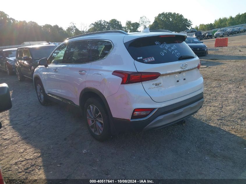 2020 Hyundai Santa Fe Limited/Ultimate VIN: 5NMS53AD7LH279478 Lot: 40517641