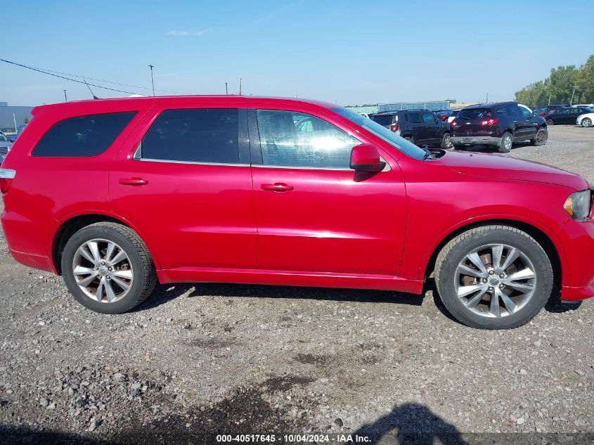 2012 Dodge Durango R/T VIN: 1C4SDJCT4CC205249 Lot: 40517645