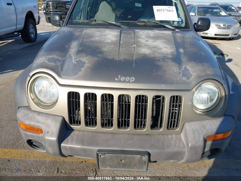 2003 Jeep Liberty Sport VIN: 1J4GL48K53W729996 Lot: 40517663