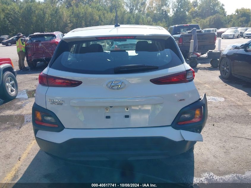 2019 Hyundai Kona Se VIN: KM8K1CAA6KU282876 Lot: 40517741