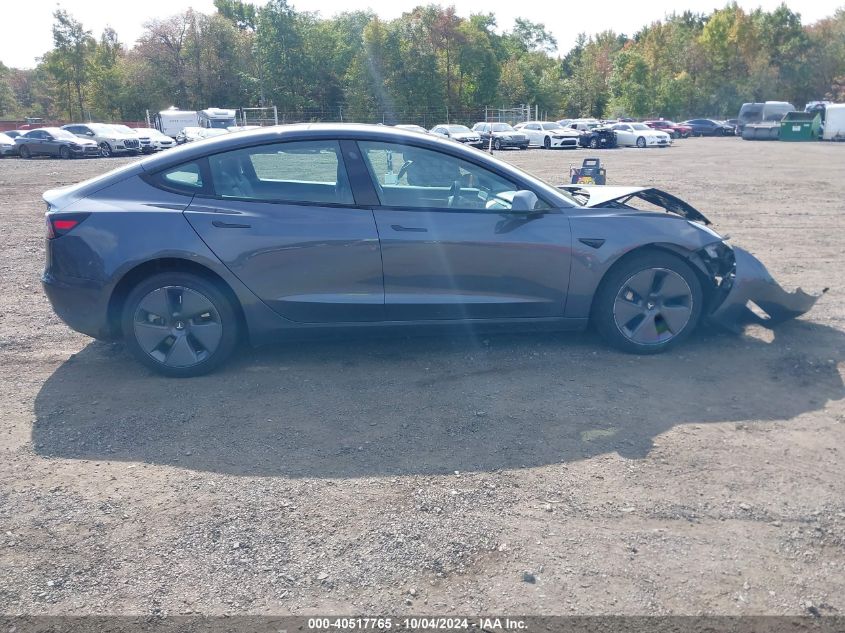 2023 Tesla Model 3 Rear-Wheel Drive VIN: 5YJ3E1EA0PF470126 Lot: 40517765