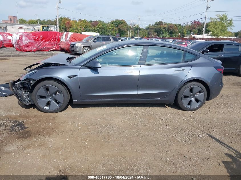 2023 Tesla Model 3 Rear-Wheel Drive VIN: 5YJ3E1EA0PF470126 Lot: 40517765