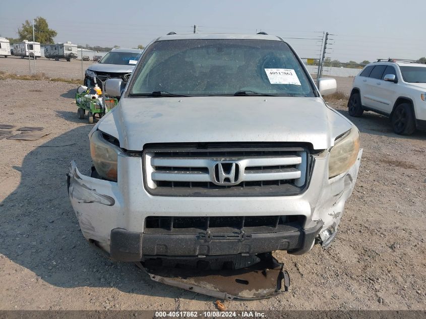 2007 Honda Pilot Ex-L VIN: 2HKYF18517H529848 Lot: 40517862