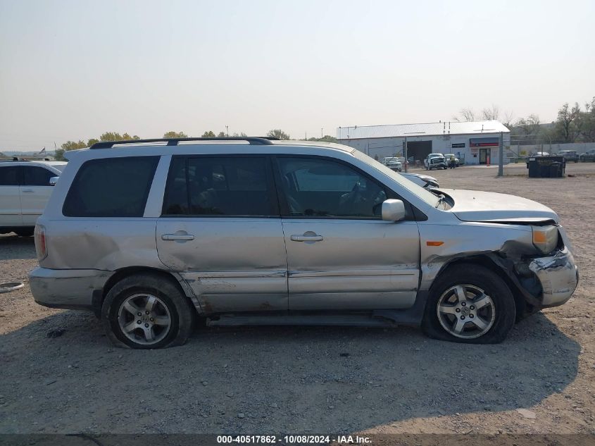 2007 Honda Pilot Ex-L VIN: 2HKYF18517H529848 Lot: 40517862