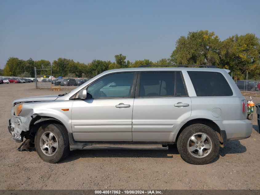 2007 Honda Pilot Ex-L VIN: 2HKYF18517H529848 Lot: 40517862