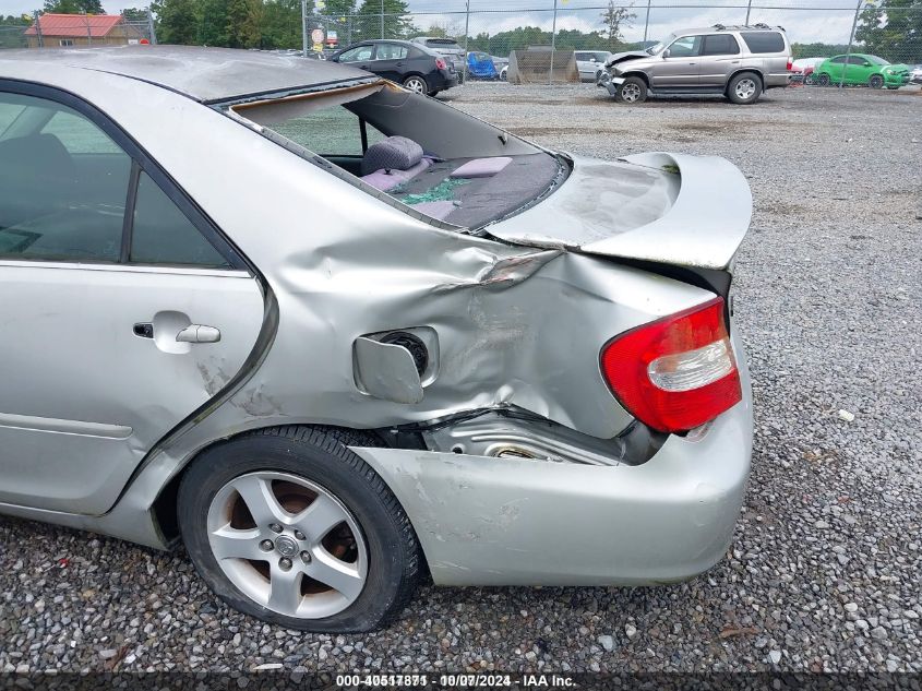 2003 Toyota Camry Se VIN: 4T1BF32K63U551033 Lot: 40517871