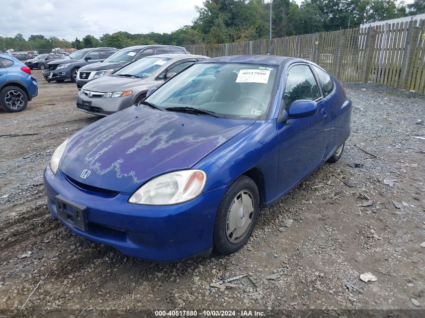 2001 Honda Insight Cvt VIN: JHMZE14781T002230 Lot: 40517880