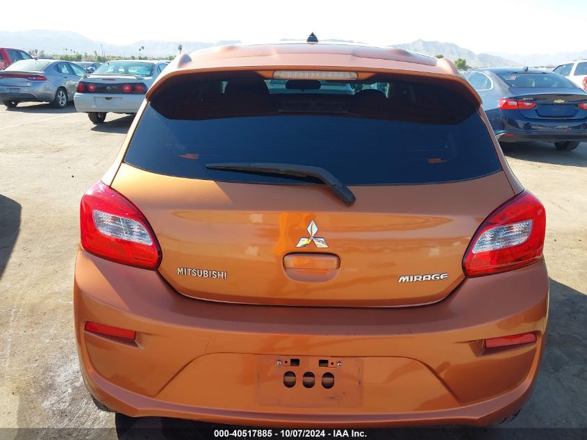 2017 Mitsubishi Mirage Es VIN: ML32A3HJ0HH010855 Lot: 40517885