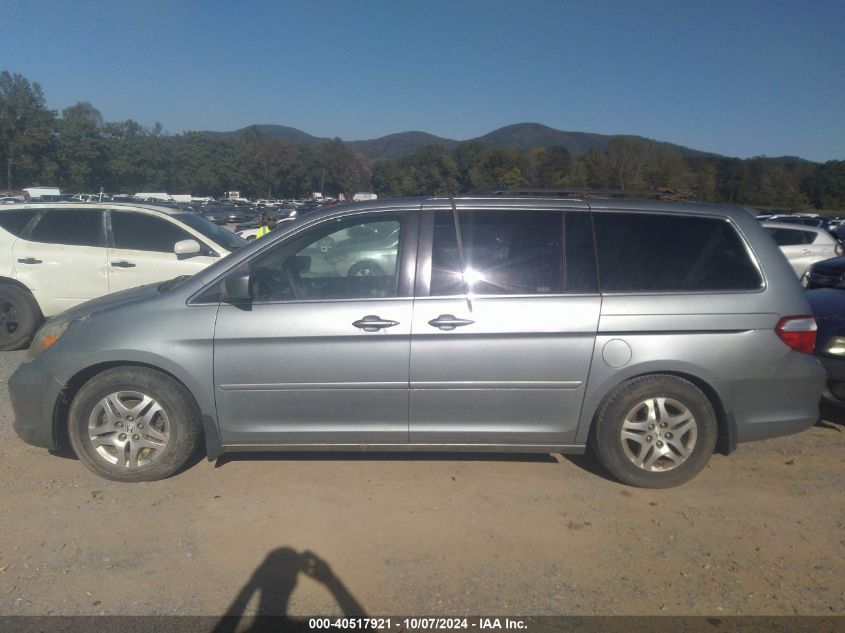 2007 Honda Odyssey Ex-L VIN: 5FNRL38787B023703 Lot: 40517921