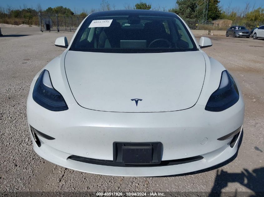 2021 Tesla Model 3 Long Range Dual Motor All-Wheel Drive VIN: 5YJ3E1EB4MF101113 Lot: 40517926