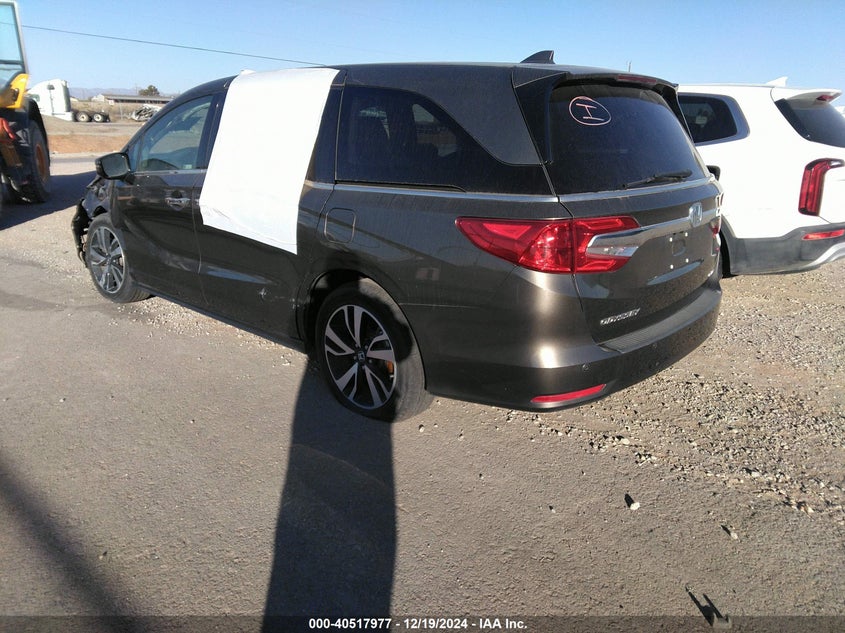 Vin: 5fnrl6h94jb075727, lot: 41006721, honda odyssey elite 20183