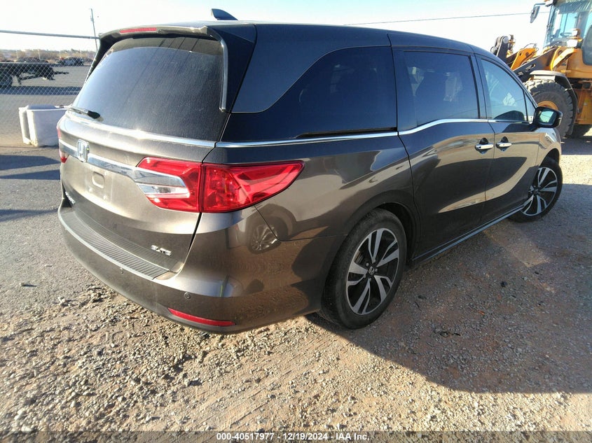 Vin: 5fnrl6h94jb075727, lot: 41006721, honda odyssey elite 20184