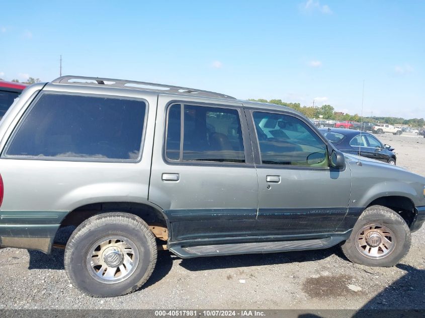 4M2DU55P7XUJ16589 1999 Mercury Mountaineer