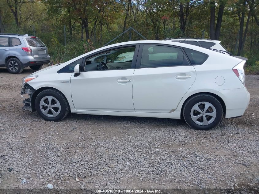 2013 Toyota Prius Two VIN: JTDKN3DU8D1702561 Lot: 40518019