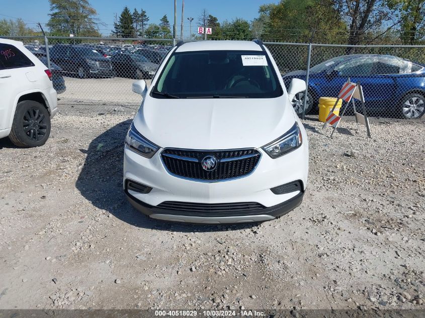 2021 Buick Encore Fwd Preferred VIN: KL4CJASB1MB315215 Lot: 40518029