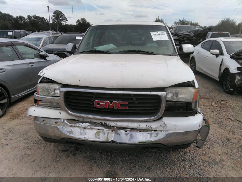 2002 GMC Sierra 1500 Sle VIN: 2GTEC19T721322738 Lot: 40518085