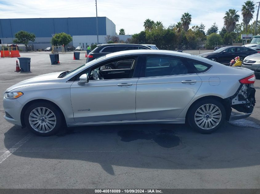 3FA6P0LU4GR305022 2016 Ford Fusion Hybrid Se