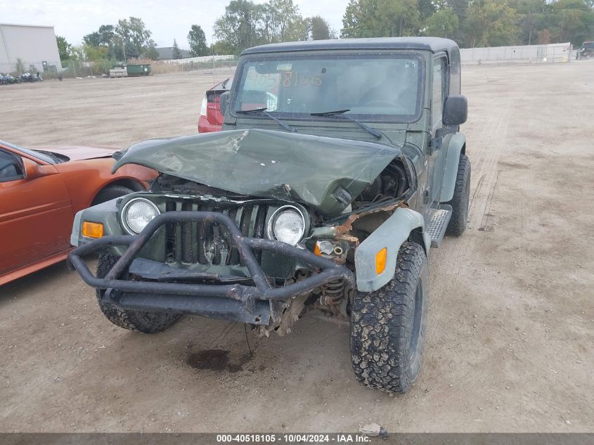 2006 Jeep Wrangler X VIN: 1J4FA39S86P783138 Lot: 40518105