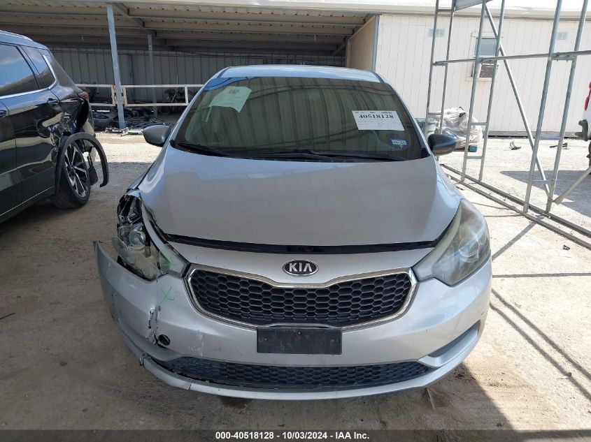 2016 Kia Forte Lx VIN: KNAFK4A62G5487243 Lot: 40518128