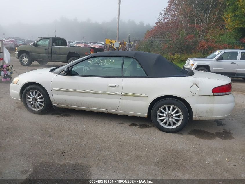 2004 Chrysler Sebring Lxi VIN: 1C3EL55R24N107307 Lot: 40518134