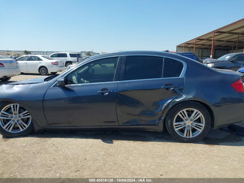 2013 Infiniti G37X VIN: JN1CV6AR6DM760921 Lot: 40518138