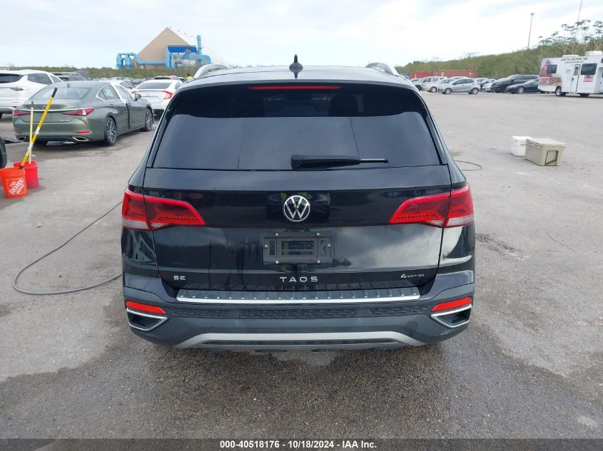 2022 Volkswagen Taos 1.5T Se VIN: 3VVPX7B20NM052607 Lot: 40518176