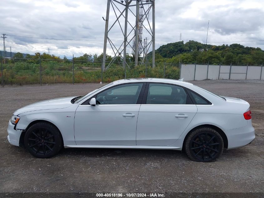 2014 Audi A4 2.0T Premium VIN: WAUFFAFL4EN006777 Lot: 40518196