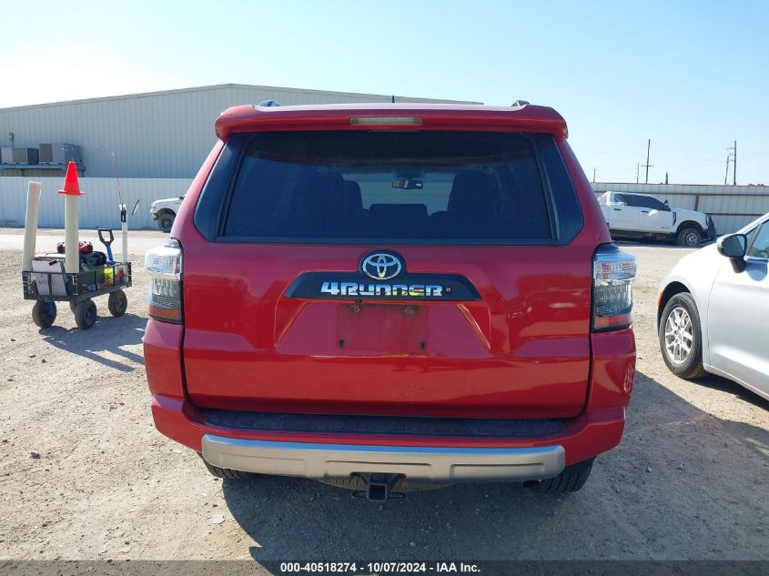 2016 Toyota 4Runner Sr5 Prem/Ltdl/Trail/Trd VIN: JTEBU5JR6G5390313 Lot: 40518274