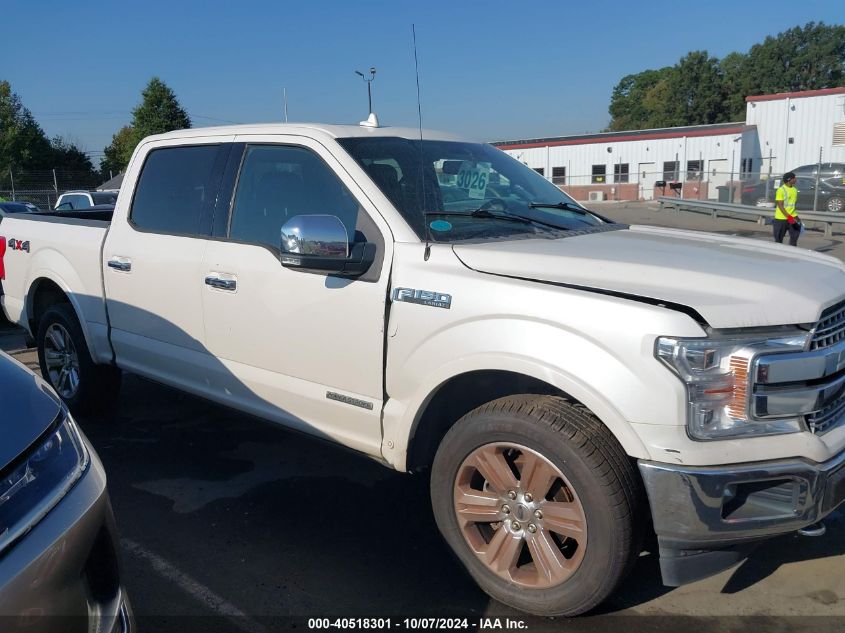 2019 Ford F-150 Lariat VIN: 1FTFW1E13KFA03412 Lot: 40518301