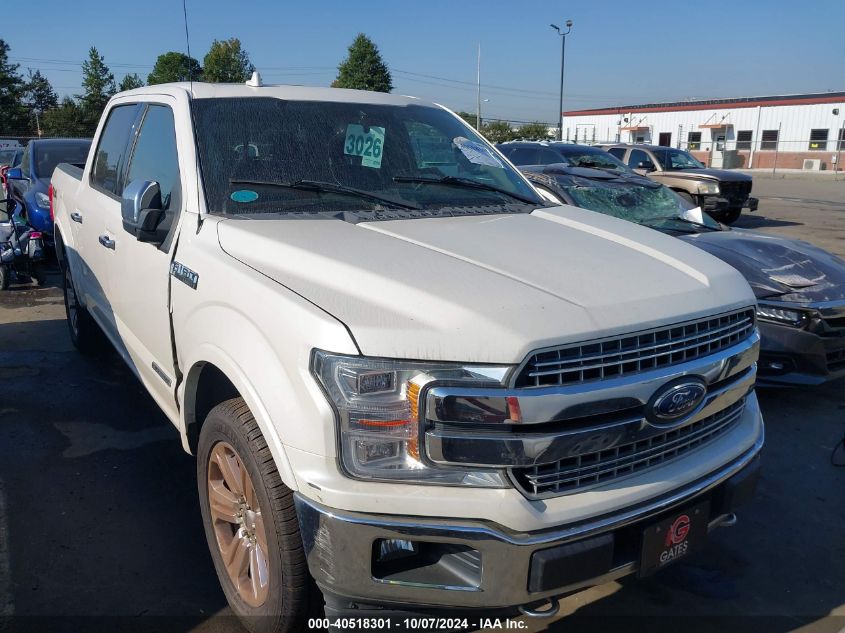 2019 Ford F-150 Lariat VIN: 1FTFW1E13KFA03412 Lot: 40518301