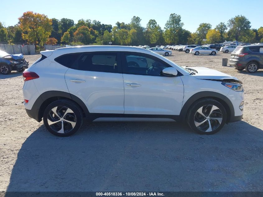 2018 Hyundai Tucson Limited/Sport And Eco/Se VIN: KM8J33AL1JU732410 Lot: 40518336