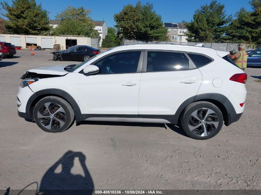 2018 Hyundai Tucson Limited/Sport And Eco/Se VIN: KM8J33AL1JU732410 Lot: 40518336