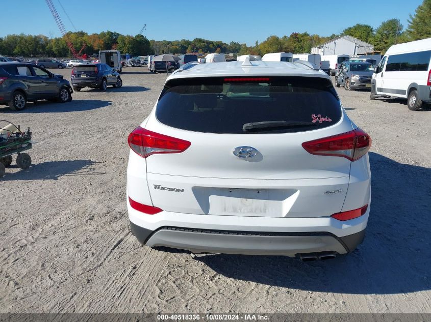 2018 Hyundai Tucson Limited/Sport And Eco/Se VIN: KM8J33AL1JU732410 Lot: 40518336