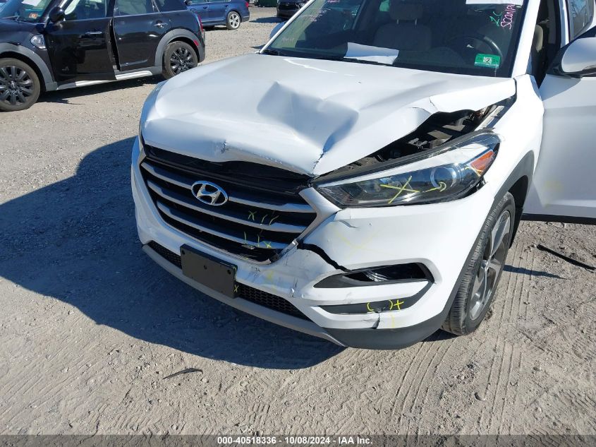 2018 Hyundai Tucson Limited/Sport And Eco/Se VIN: KM8J33AL1JU732410 Lot: 40518336