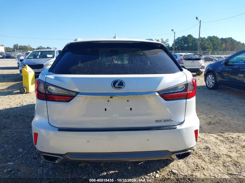 2017 Lexus Rx 350 VIN: 2T2ZZMCA0HC047342 Lot: 40518435