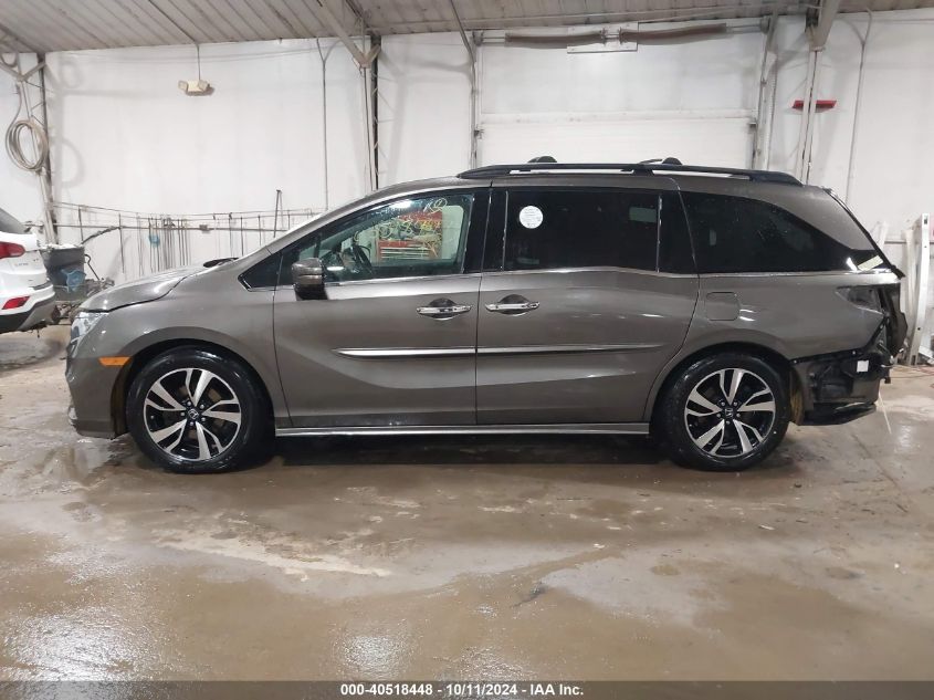 2018 Honda Odyssey Elite VIN: 5FNRL6H91JB005201 Lot: 40518448