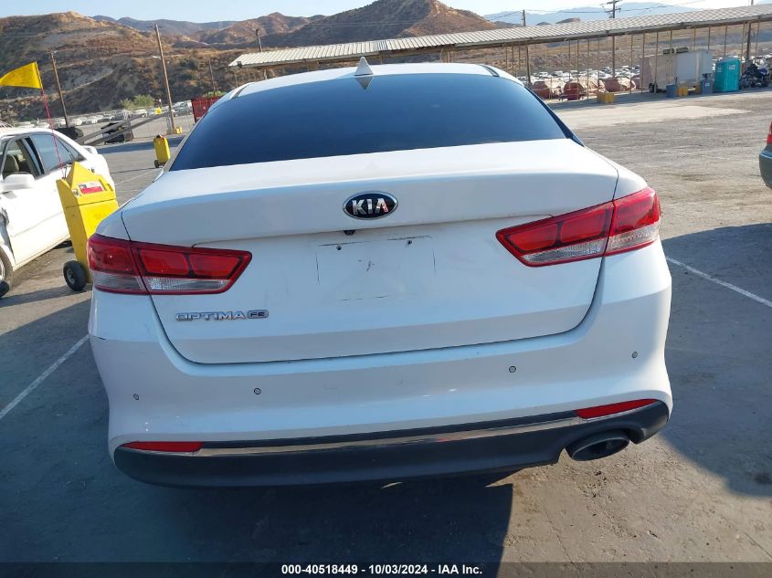 2018 Kia Optima Lx VIN: 5XXGT4L33JG178200 Lot: 40518449