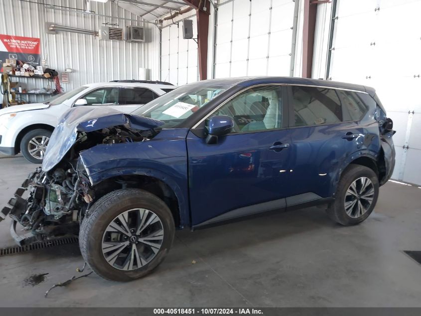 2022 Nissan Rogue Sv VIN: 5N1BT3BB6NC681007 Lot: 40518451