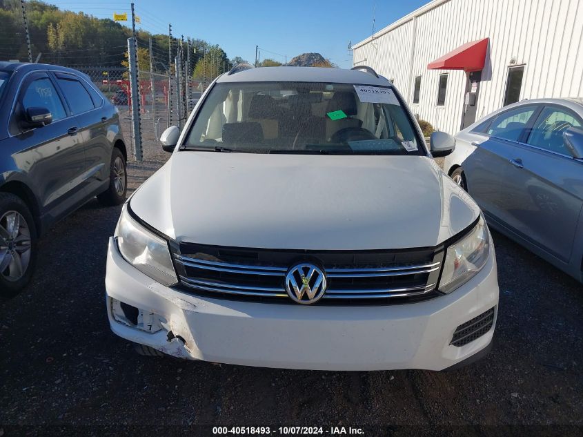 2016 Volkswagen Tiguan S/Se/Sel/R-Line VIN: WVGAV7AX4GW547480 Lot: 40518493