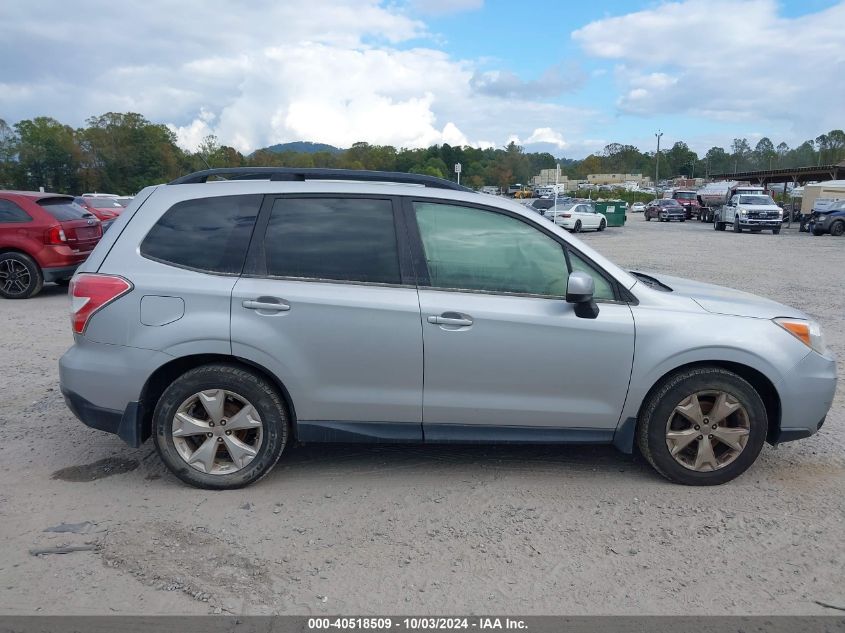 2014 Subaru Forester 2.5I Premium VIN: JF2SJADC9EH527562 Lot: 40518509