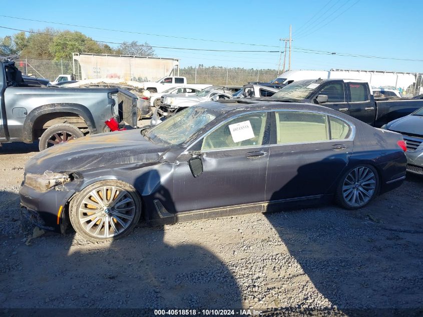 2016 BMW 750I xDrive VIN: WBA7F2C51GG416735 Lot: 40518518